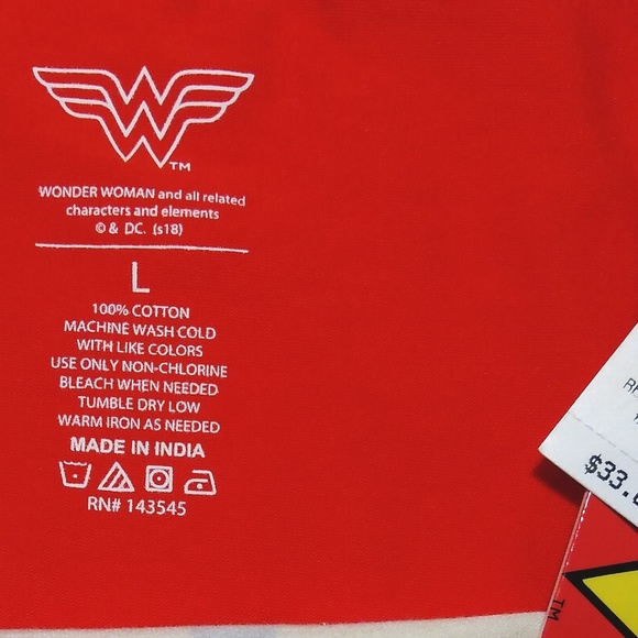 NWT - OFFICIAL LICENSED WONDER WOMAN HALTER TOP - Picture 4 of 7